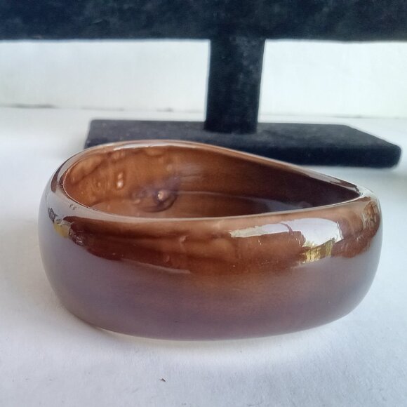 Ginormous Lot of 7 Beautiful Brown Bangles!! - Picture 8 of 11
